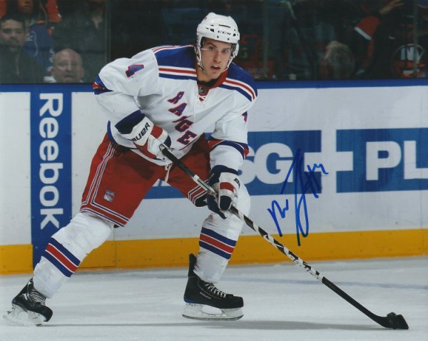 Mike Del Autographed Signed Zotto 8X10 New York Rangers Photo - Autographs