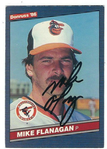 Mike Flanagan Autographed Signed 1986 Donruss Card - Autographs