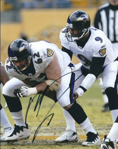 Mike Flynn Autographed Signed Baltimore Ravens Photo - Autographs 