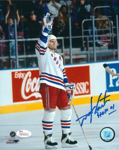 Mike Gartner Autographed Signed 8X10 New York Rangers Photo JSA - Autographs