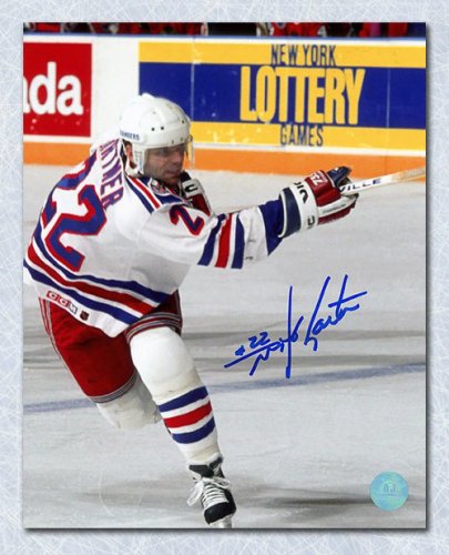 Mike Gartner Autographed Signed New York Rangers Shooting 8x10 Photo