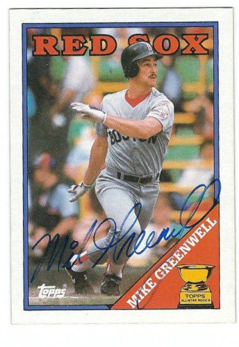 Mike Greenwell Autographed Signed Boston Red Sox 1988 Topps Card - Autographs