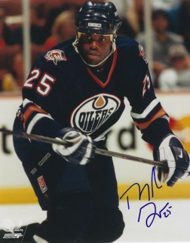 Mike Grier Autographed Signed 8X10 Edmonton Oilers Photo - Autographs
