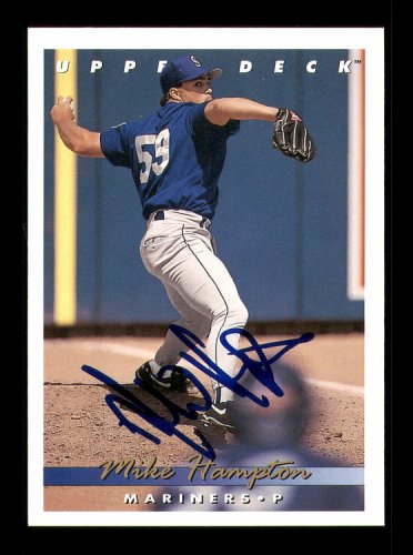 Mike Hampton Autographed Signed 1993 UDA Card #783 Seattle Mariners #184286 