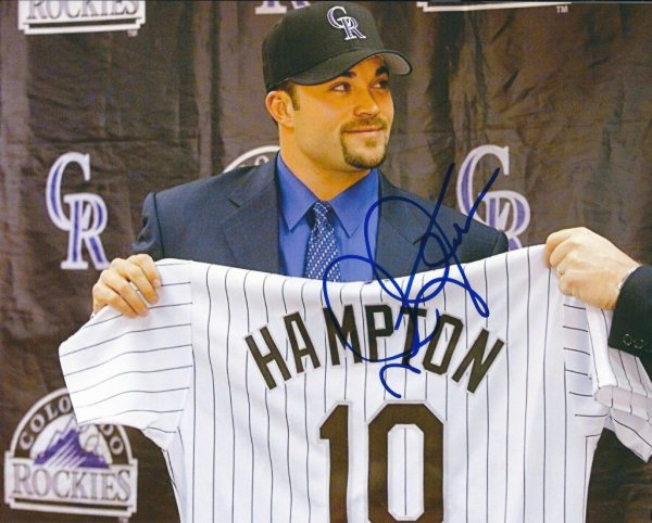 Mike Hampton Autographed Signed X10 Colorado Rockies Photo - Autographs 