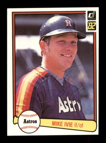 Mike Ivie Autographed 1982 Donruss Card #396 Houston Astros #166588