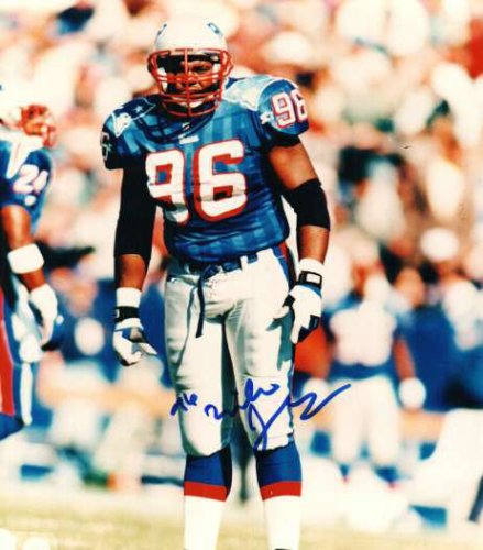 Mike Jones Autographed Signed New England Patriots Photo - Autographs