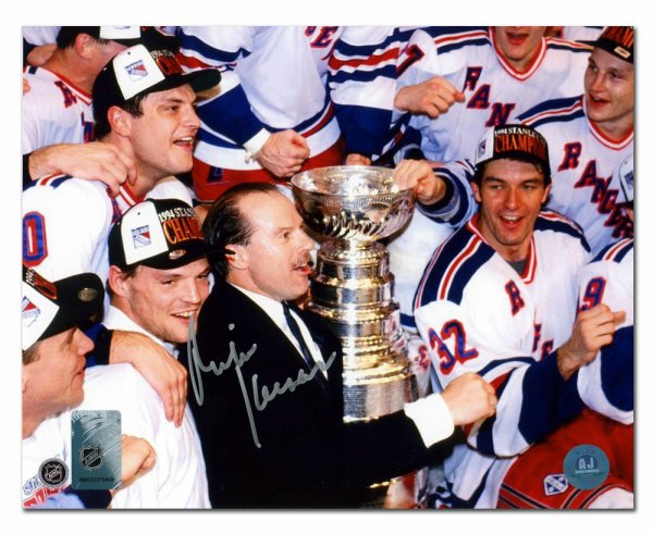 Mike Keenan Autographed Signed New York Rangers 8x10 Photo