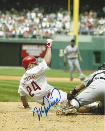Mike Lieberthal Autographed Signed 8X10 Philadelphia Phillies Photo - Autographs