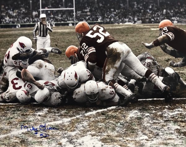Mike Lucci Cleveland Browns 16-1 16x20 Autographed Signed Photo - Certified Authentic