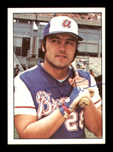 Mike Lum Autographed Signed 1975 Sspc Card #11 Atlanta Braves #204788 