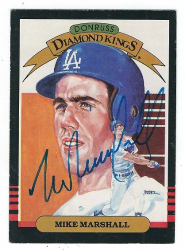 Mike Marshall Autographed Signed 1985 Donruss Diamond King - Autographs