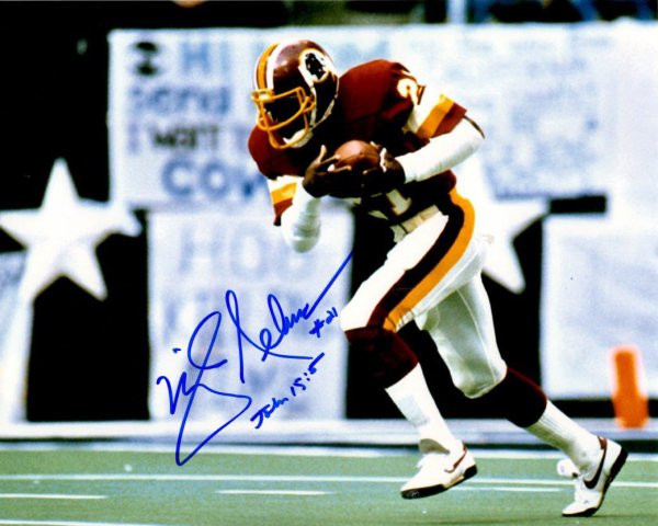 Mike Nelms Autographed Signed 8X10 Washington Redskins Photo - Autographs