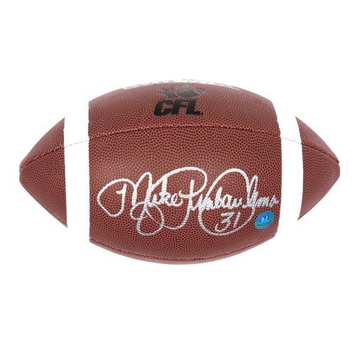 Mike Pinball Clemons Autographed Signed CFL Wilson Composite Football