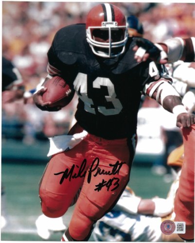 Mike Pruitt Cleveland Browns 8-5 8x10 Autographed Signed Photo - Beckett Authentic 