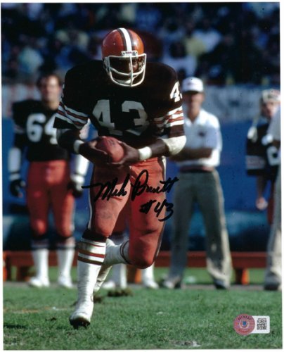 Mike Pruitt Cleveland Browns 8-6 8x10 Autographed Signed Photo - Beckett Authentic 