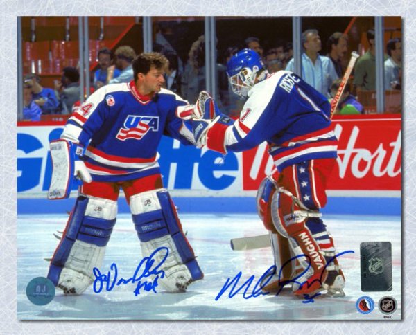 Mike Richter signed 8x10 photo 94 Stanley Cup Save auto framed Rangers  Steiner