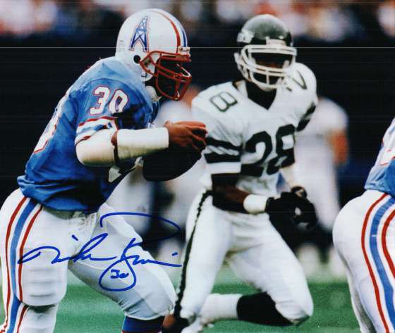Mike Rozier Autographed Signed 8X10 Houston Oilers Photo - Autographs