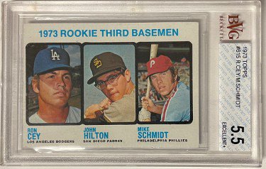 1974 Topps #283 Mike Schmidt Phillies MLB NM PSA 7 Graded Baseball Card