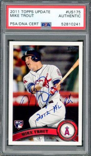 Mike Trout  Autographed Baseball Memorabilia & MLB Merchandise