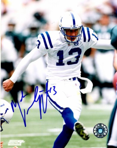 Mike Vanderjagt Autographed Signed 8X10 Indianapolis Colts Photo - Autographs
