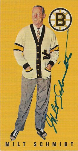 Milt Schmidt Autographed Signed 1994 Parkhurst Tall Boys Boston Bruins Card - Autographs