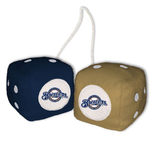 Milwaukee Brewers Fuzzy Dice