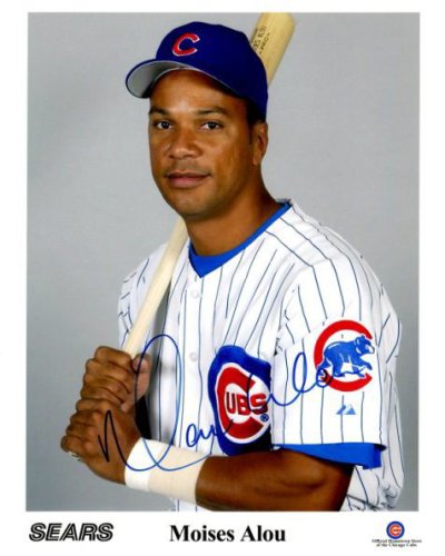 Moises Alou Autographed Signed 8X10 Chicago Cubs Photo - Autographs