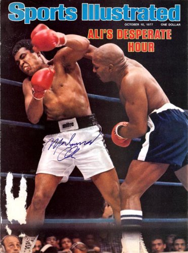 Muhammad Ali Autographed Sports Illustrated Magazine Cover JSA