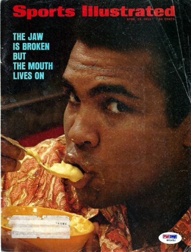 Muhammad Ali Autographed Sports Illustrated Magazine Cover PSA/DNA