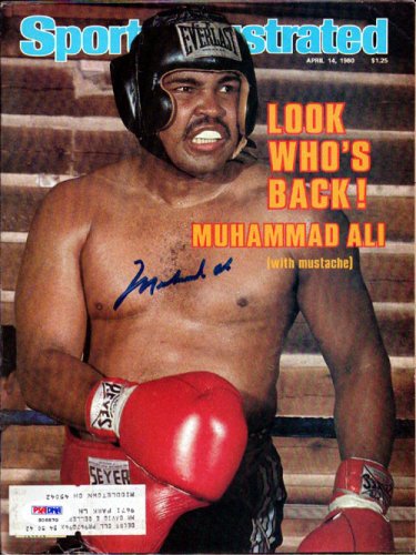 Muhammad Ali Autographed Sports Illustrated Magazine PSA/DNA