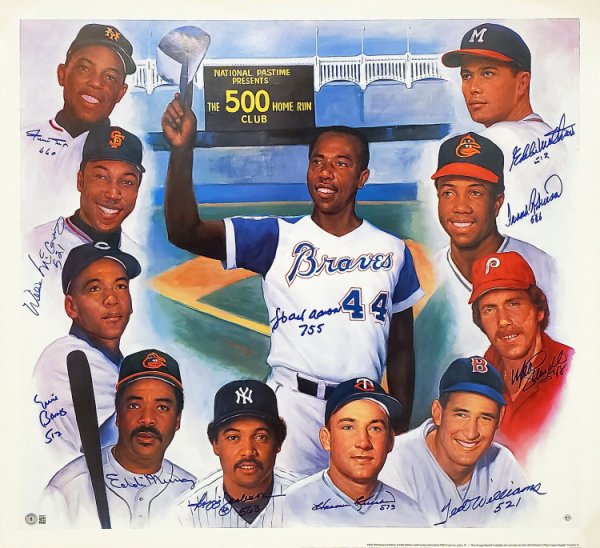 The Finest 500 Home Run Club Signed Jersey PSA MINT 9 Mickey Mantle Ted  Williams