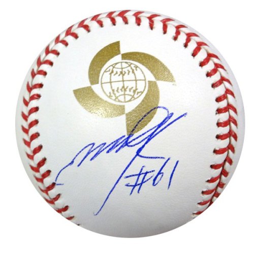 Munenori Kawasaki Autographed Official 2009 Wbc Baseball Japan "#61" PSA/DNA