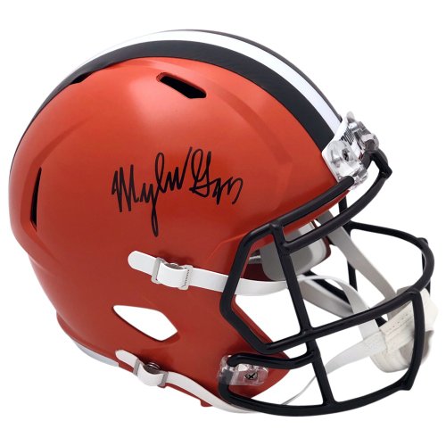 Myles Garrett Cleveland Browns Autographed Signed Replica Helmet - JSA COA 