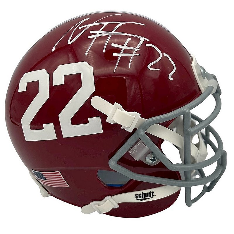 Najee Harris Autographed Signed Alabama Crimson Tide Schutt Mini Helmet - Fanatics 