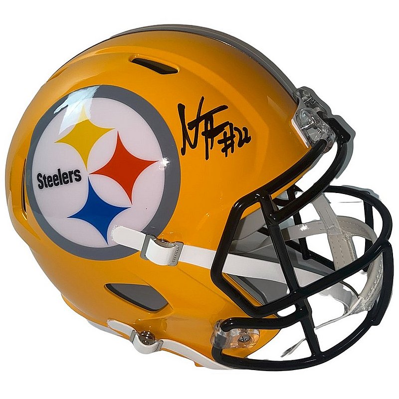 Pittsburgh Steelers #22 Najee Harris Autographed NFL Replica 'The Duke'  Football