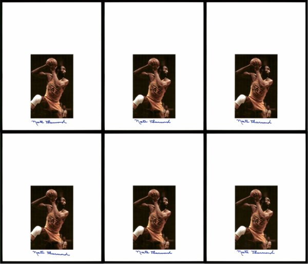 Nate Thurmond Autographed Signed 8.5X11 Photo 12 Count Lot Golden State Warriors #194022 