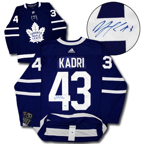 Nazem Kadri Autographed Signed Toronto Maple Leafs adidas Jersey
