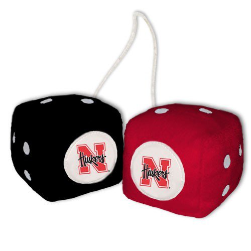 Nebraska Cornhuskers Fuzzy Dice 