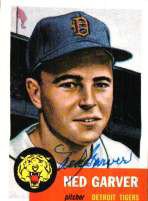 Ned Garver Autographed Signed 1953 Topps Archives Card - Autographs