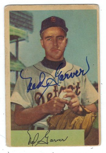 Ned Garver Autographed Signed 1954 Bowman Card - Autographs