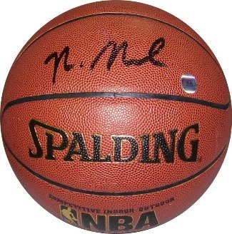 Nerlens Noel signed Spalding NBA I/O Basketball (Kentucky Wildcats/Oklahoma Thunder)