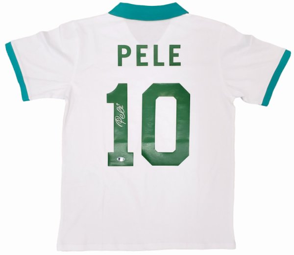 New York Cosmos Pele Autographed White Jersey Beckett Beckett