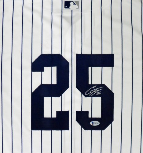 New York Yankees Gleyber Torres Autographed Signed White Majestic Cool Base Jersey Size L Beckett Beckett 