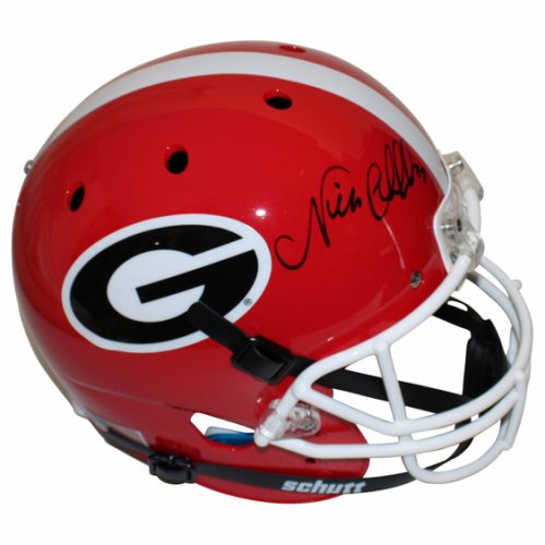 Nick Chubb Autographed Georgia Bulldogs Schutt Rep Full Size Helmet - BAS