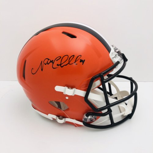 Nick Chubb Cleveland Browns Autographed Signed Authentic Helmet - Certified Authentic 