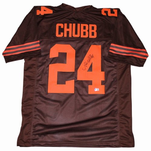 Nick Chubb Cleveland Browns Autographed Signed Color Rush Jersey - JSA Authentic 