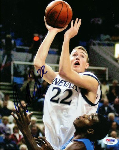 Nick Fazekas Autographed 8X10 Photo Nevada Wolf Pack PSA/DNA