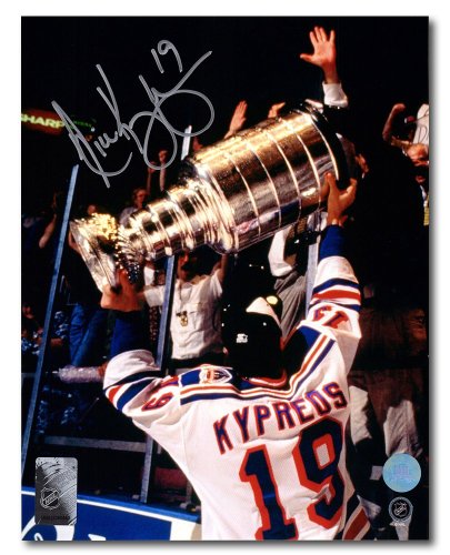 Nick Kypreos Autographed Signed New York Rangers Stanley Cup 8x10 Photo