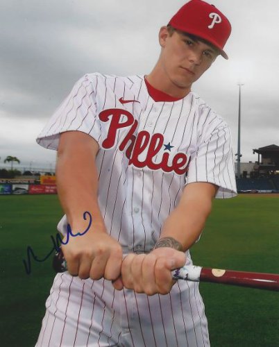 Nick Maton Autographed Signed 8X10 Philadelphia Phillies Photo - Autographs